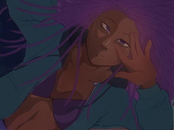 Purple Hair WIP